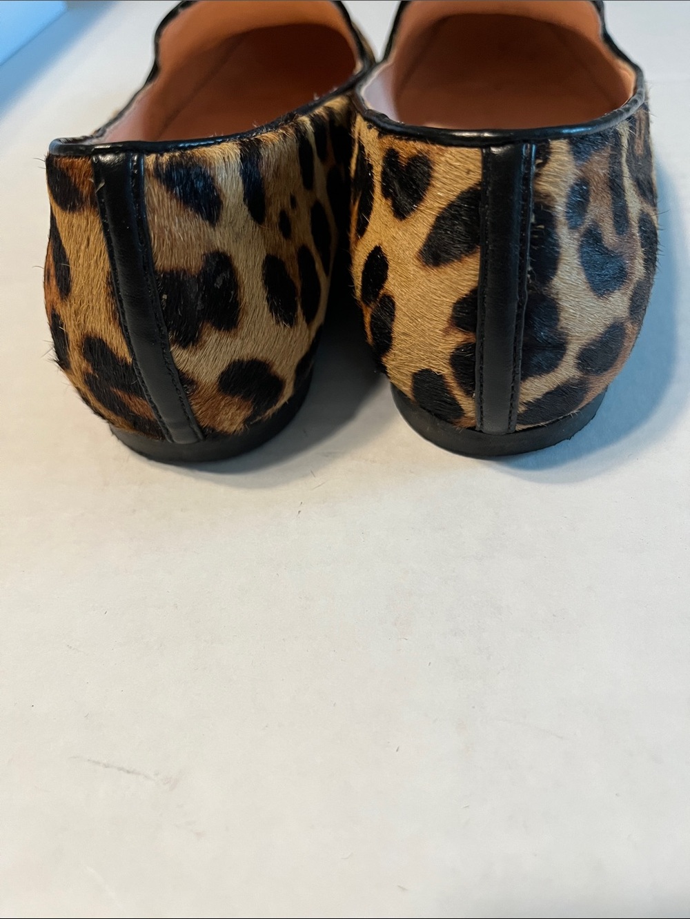 J. Crew Brown & Black Leopard Print Slip-On Loafers in Brown 7-1/2 - Picture 4 of 8